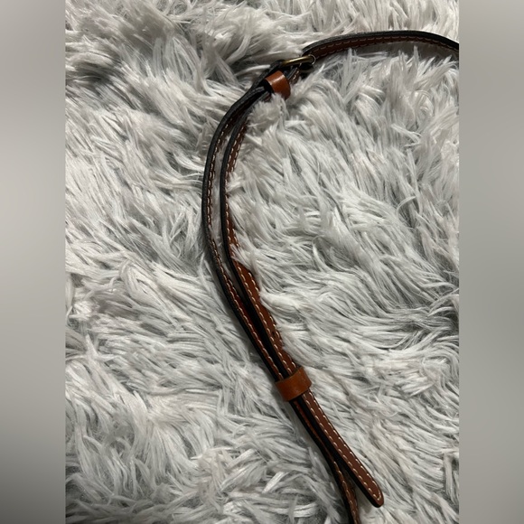 Patricia Nash Rustic Chestnut Leather Map Location Pattern Handbag - Picture 14 of 14